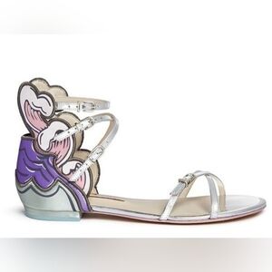 Sophia Webster Aurora Tempest Orchid Wave Sandals, VGUC, Size 7.5